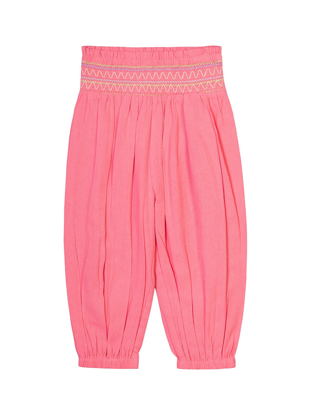

Budding Bees Girls Pink Relaxed Jodhpuris Trousers