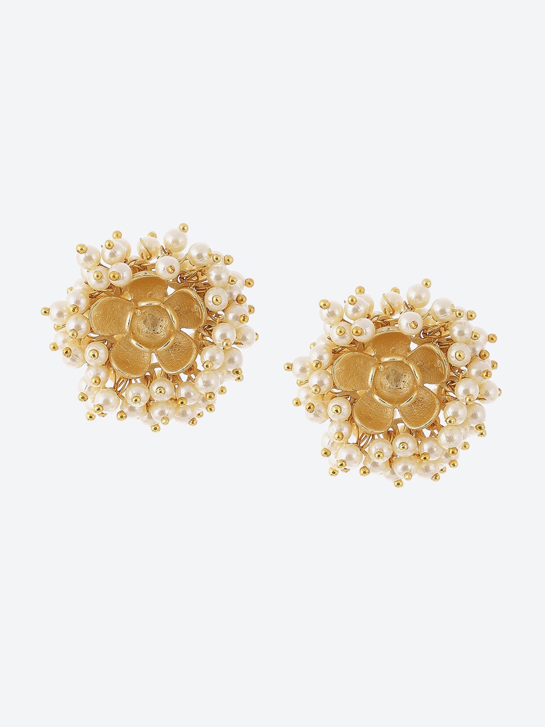 

Biba Gold-Toned Contemporary Studs Earrings