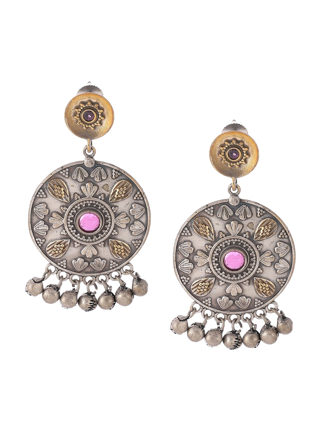 

Biba Gold-Toned Contemporary Studs Earrings
