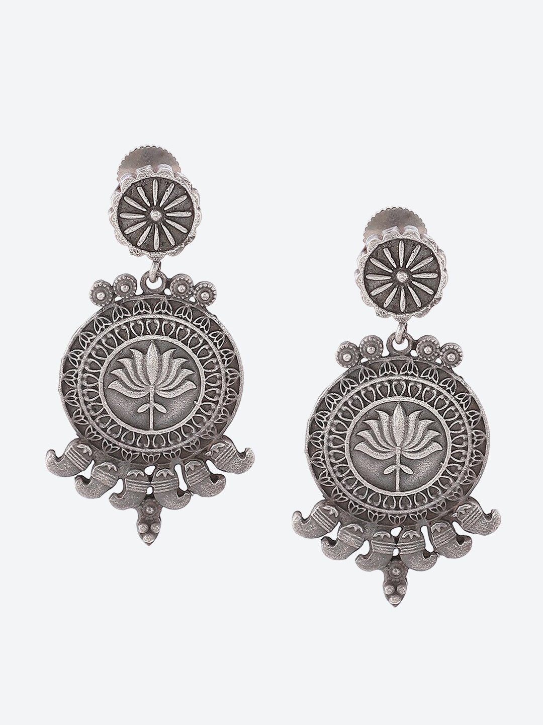 

Biba Copper-Toned Contemporary Studs Earrings