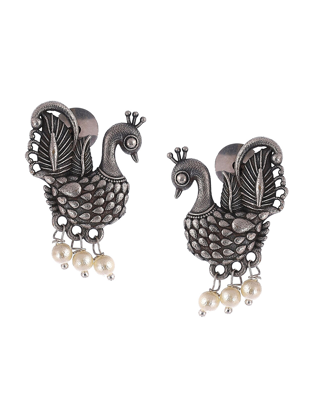 

Biba Copper-Toned Contemporary Drop Earrings