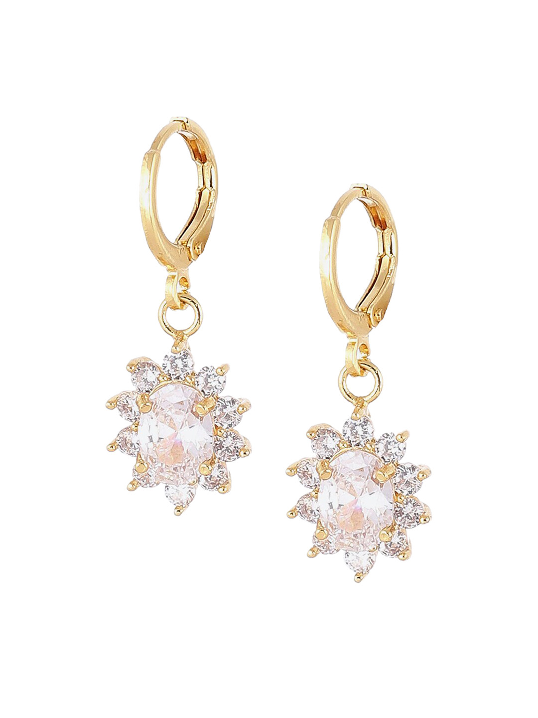 

Biba Gold-Toned Contemporary Hoop Earrings