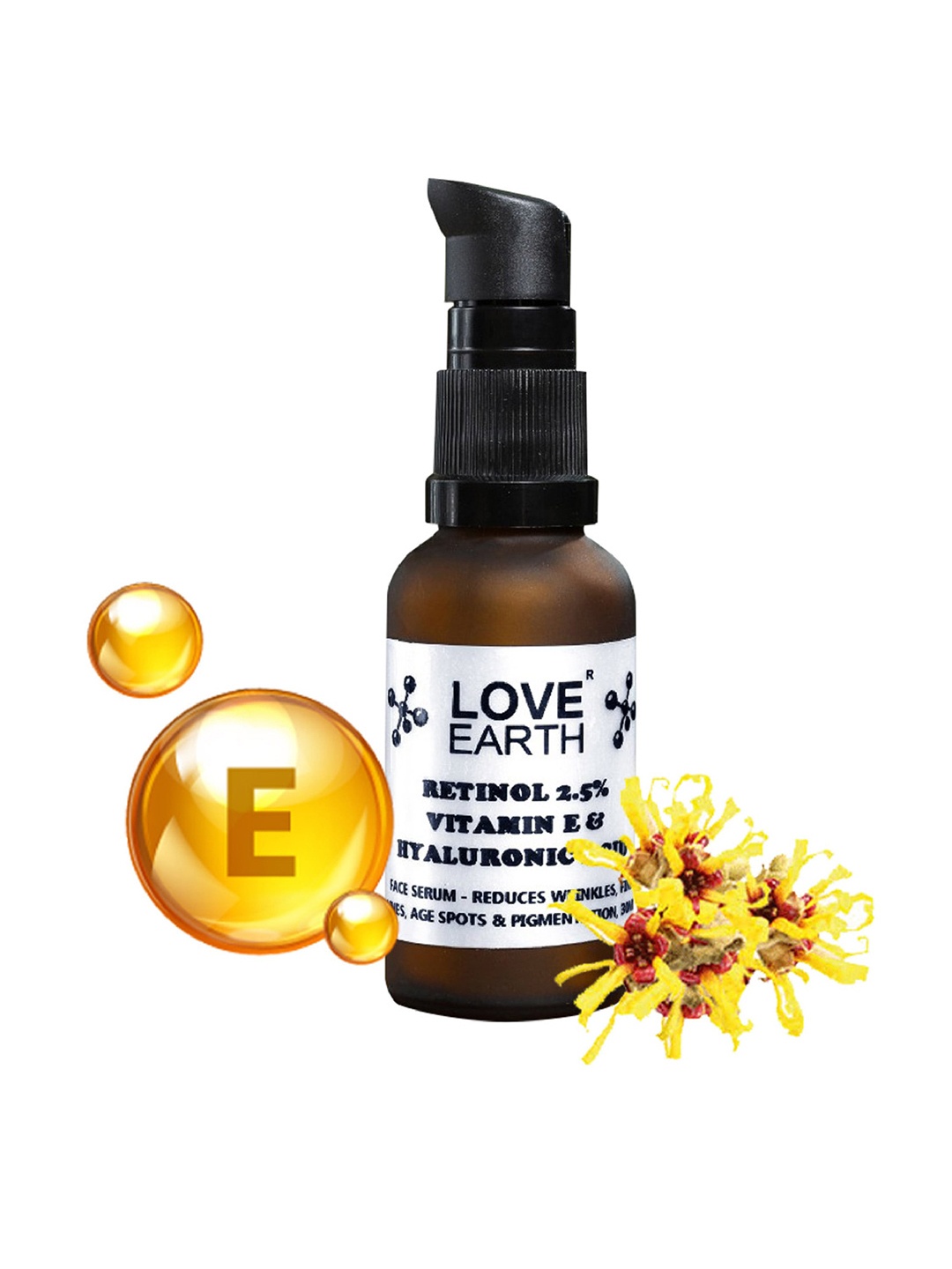 

LOVE EARTH Retinol Face Serum 30 ml, Yellow