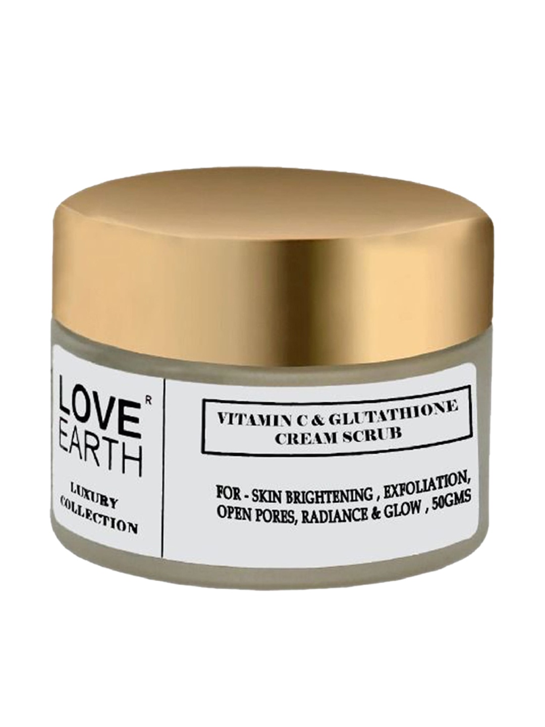 

LOVE EARTH Vitamin C And Glutathione Face Scrub 50 g, Cream