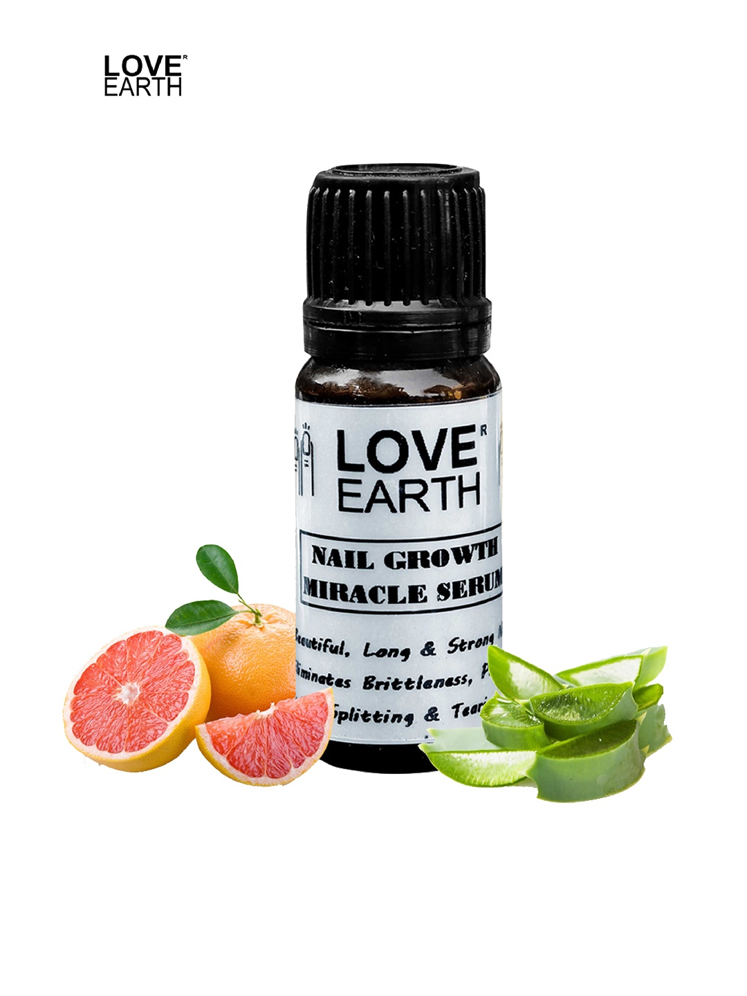 

LOVE EARTH Nail Growth Miracle Serum with Vitamin C & Aloe Vera - 10 ml, Blue
