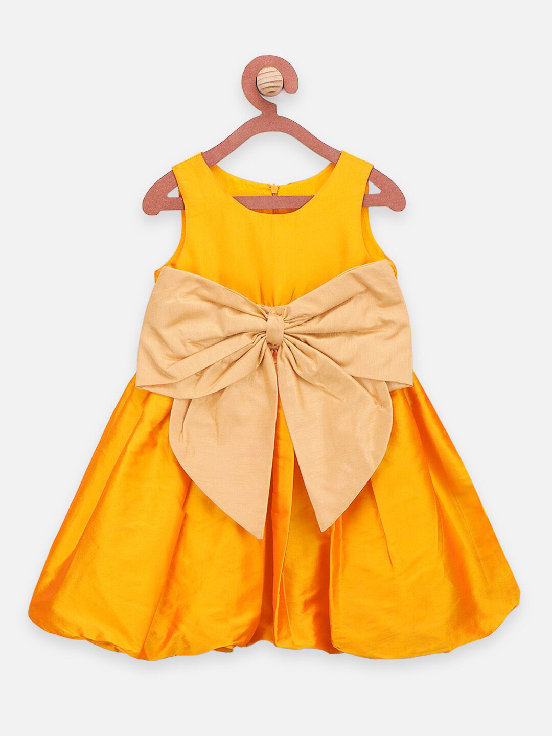 

LilPicks Yellow Colourblocked Dress