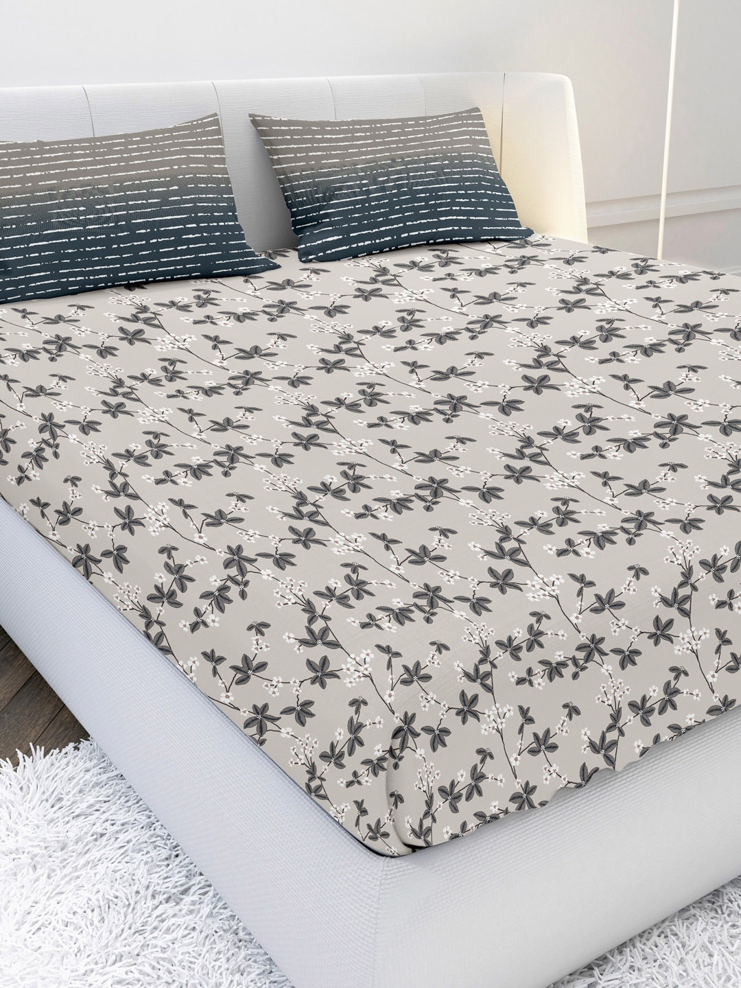 

MAYFAIR HOMES LONDON Unisex Grey Bedsheets