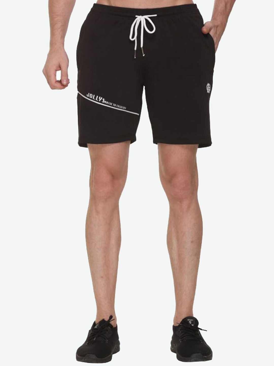 

JOLLY'S Men Black Outdoor Shorts