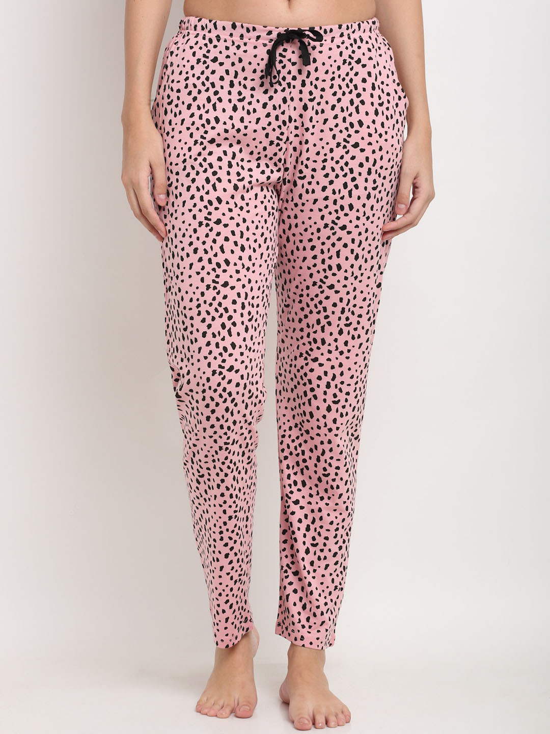 

Kanvin Women Pink Printed Lounge Pants