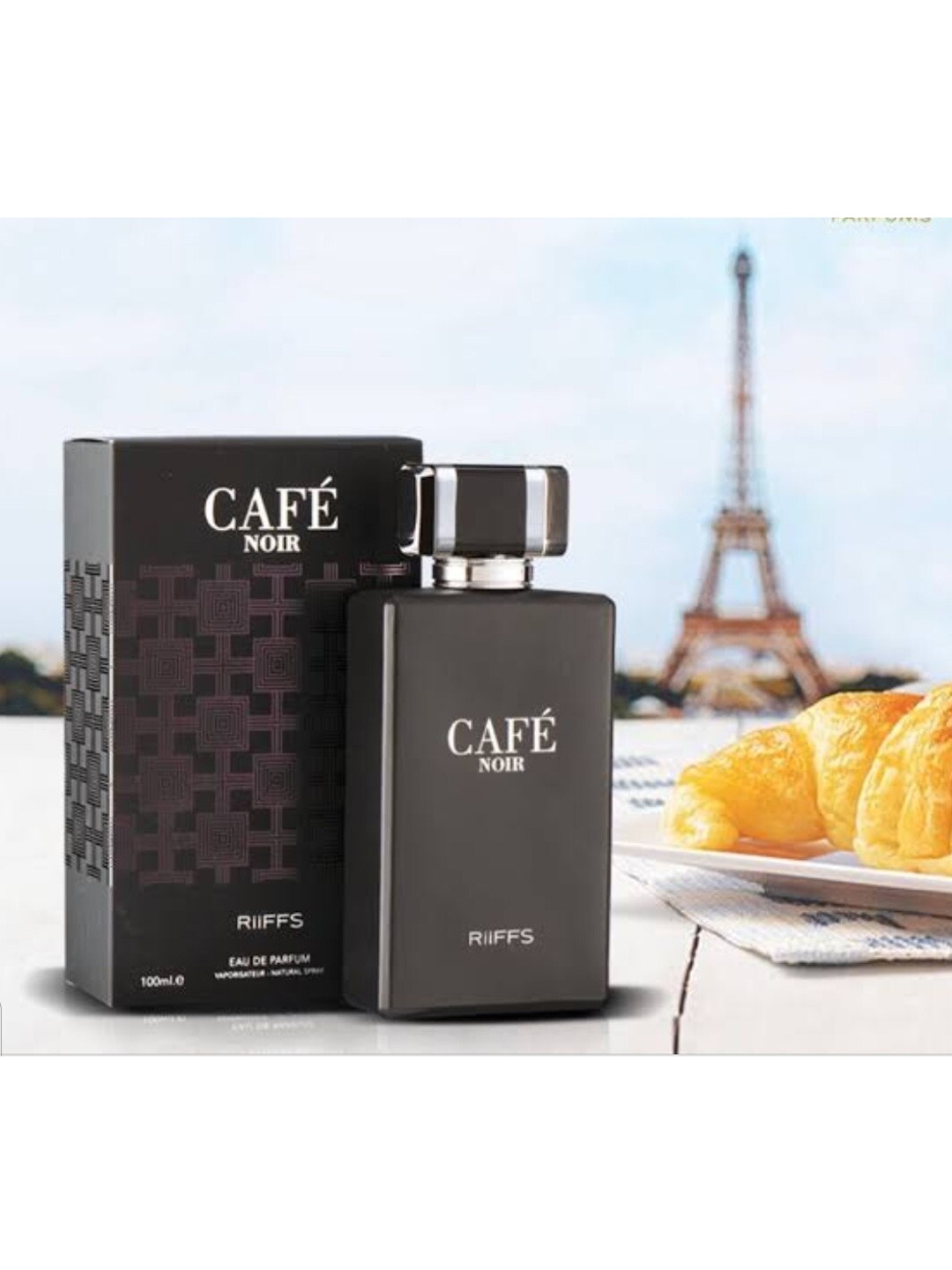 

RIIFFS Men Cruelty-Free Cafe Noir Eau De Parfum Natural Spray - 100 ml, Black