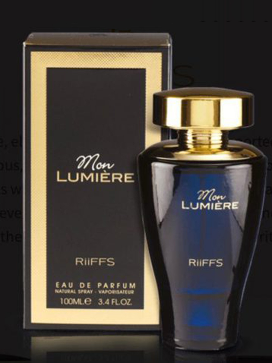

RIIFFS Women Cruelty-Free Mon Lumiere Eau De Parfum Natural Spray - 100 ml, Blue