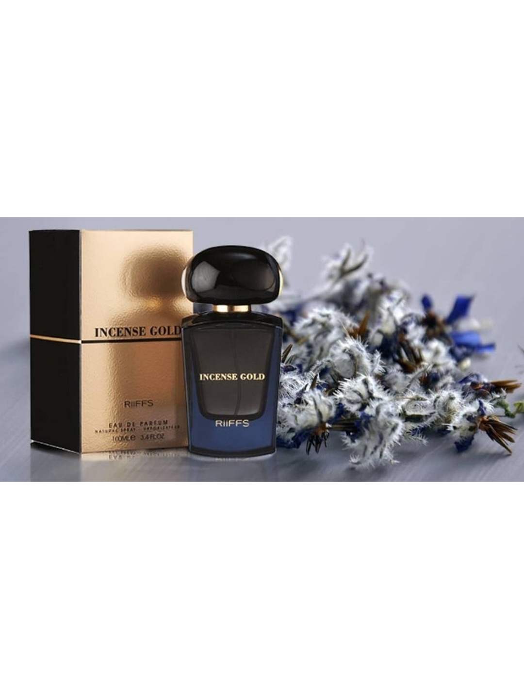 

RIIFFS Incense Gold Eau De Parfum Natural Spray - 100 ml
