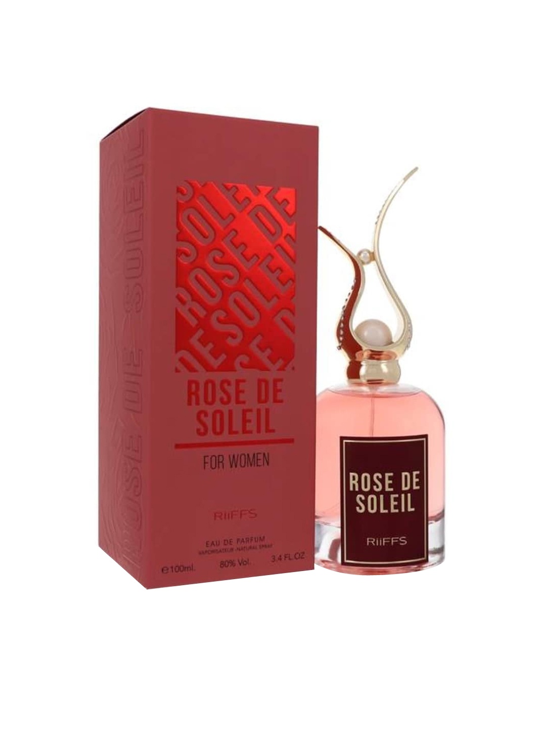 

RIIFFS Cruelty-Free Rose De Soleil Eau De Parfum Natural Spray - 100 ml, Pink