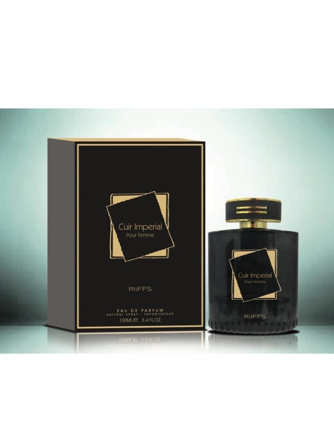 

RIIFFS Women Cruelty-Free Cuir Imperial Eau De Parfum Natural Spray - 100 ml, Black