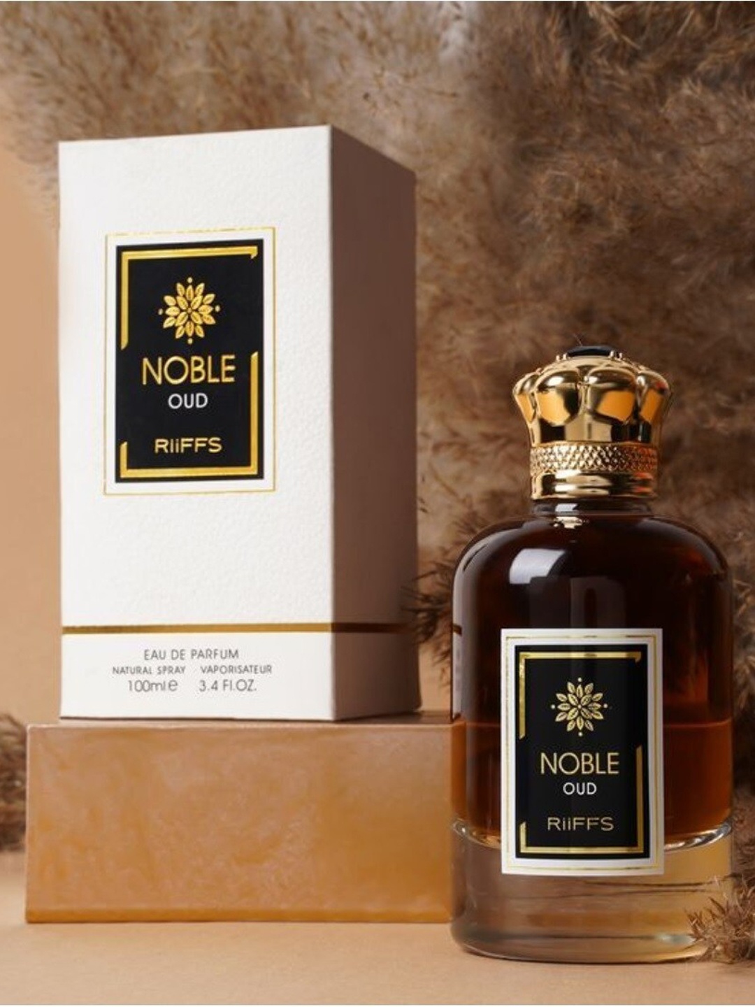 

RIIFFS Cruelty-Free Noble Oud Eau De Parfum Natural Spray - 100 ml, Transparent