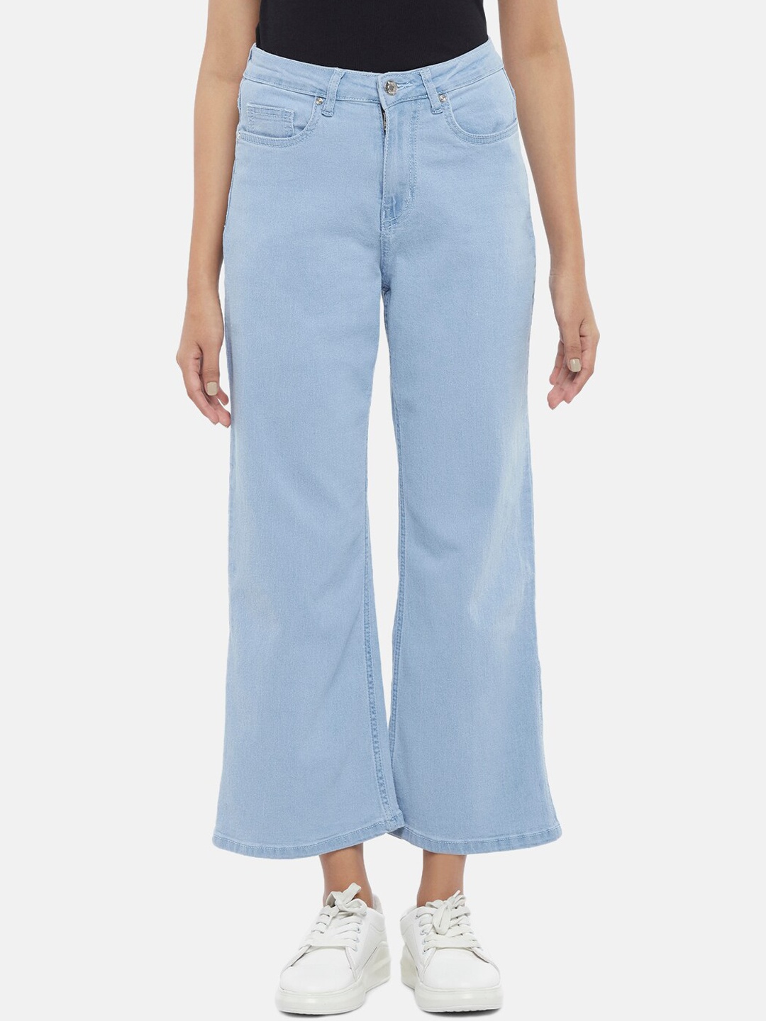 

People Women Blue Flared Jeans