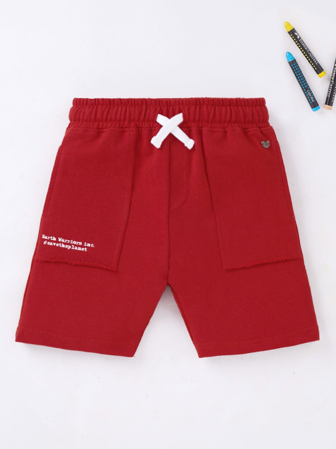 

Ed-a-Mamma Boys Red Shorts