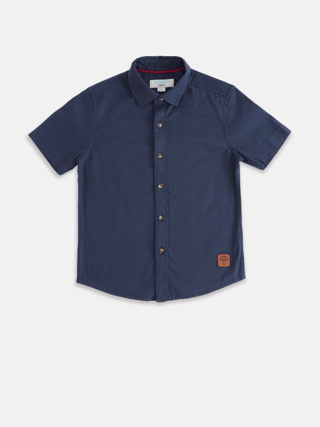 

Pantaloons Junior Boys Navy Blue Casual Shirt