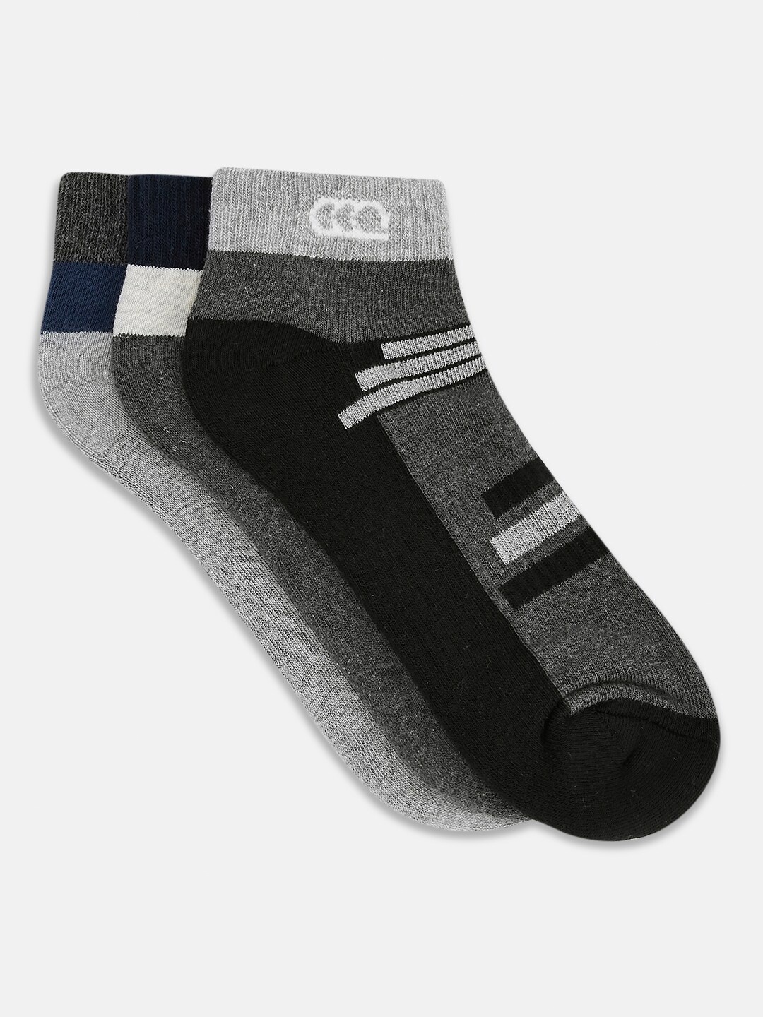 

Ajile by Pantaloons Men Pack of 3 Assorted Ankle-Length Socks