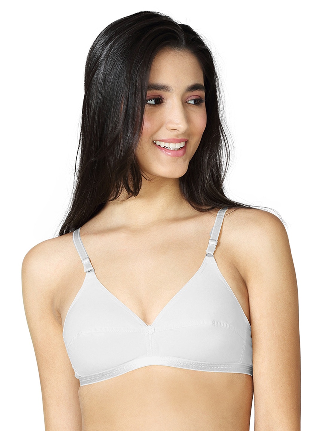 

VStar White Solid T-shirt Bra - Wireless Non-Padded