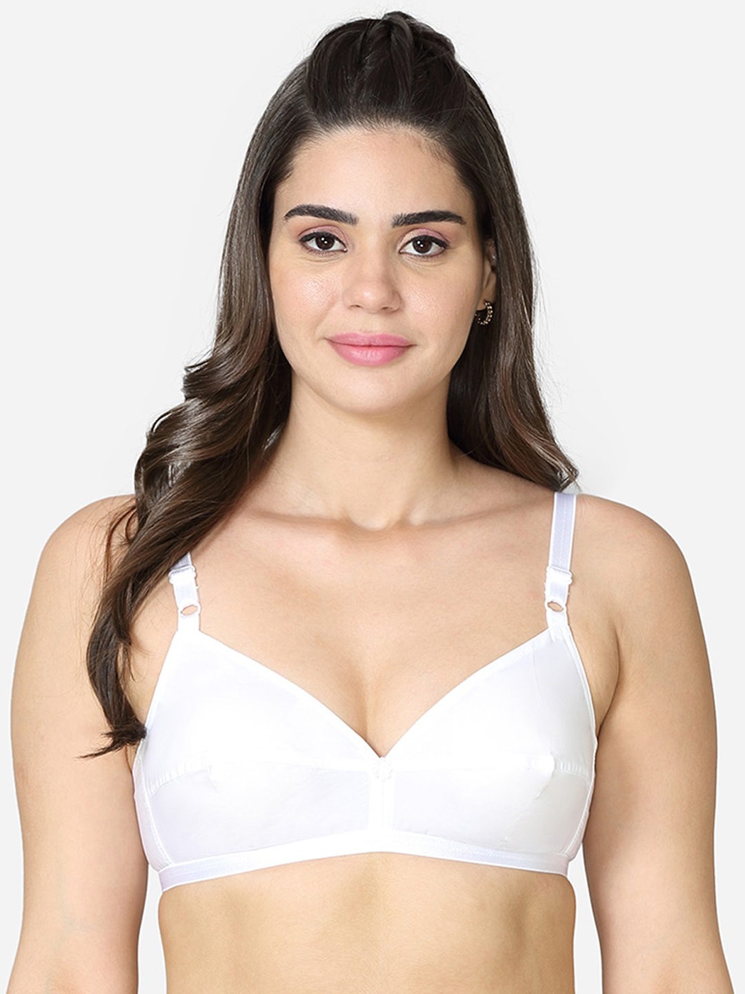 

VStar Women White Medium Coverage Bra GLORY