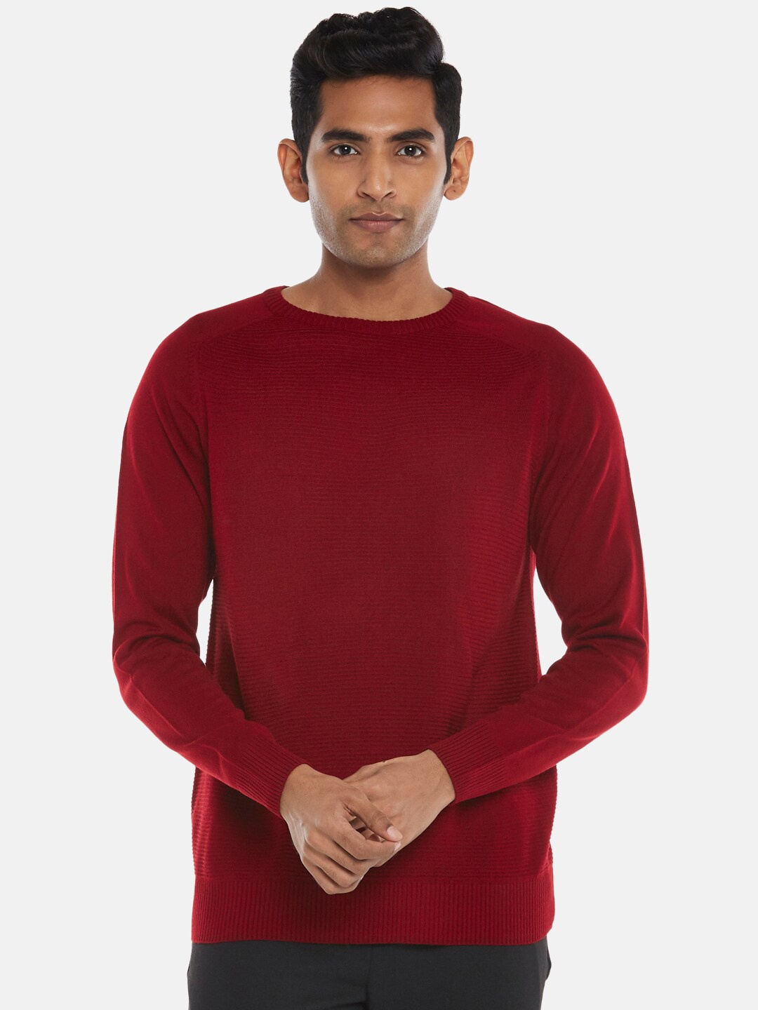 

BYFORD by Pantaloons Men Red Pullover