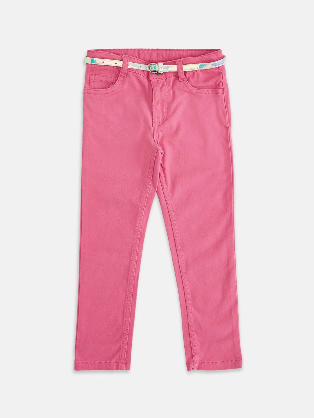 

Pantaloons Junior Girls Pink Trousers