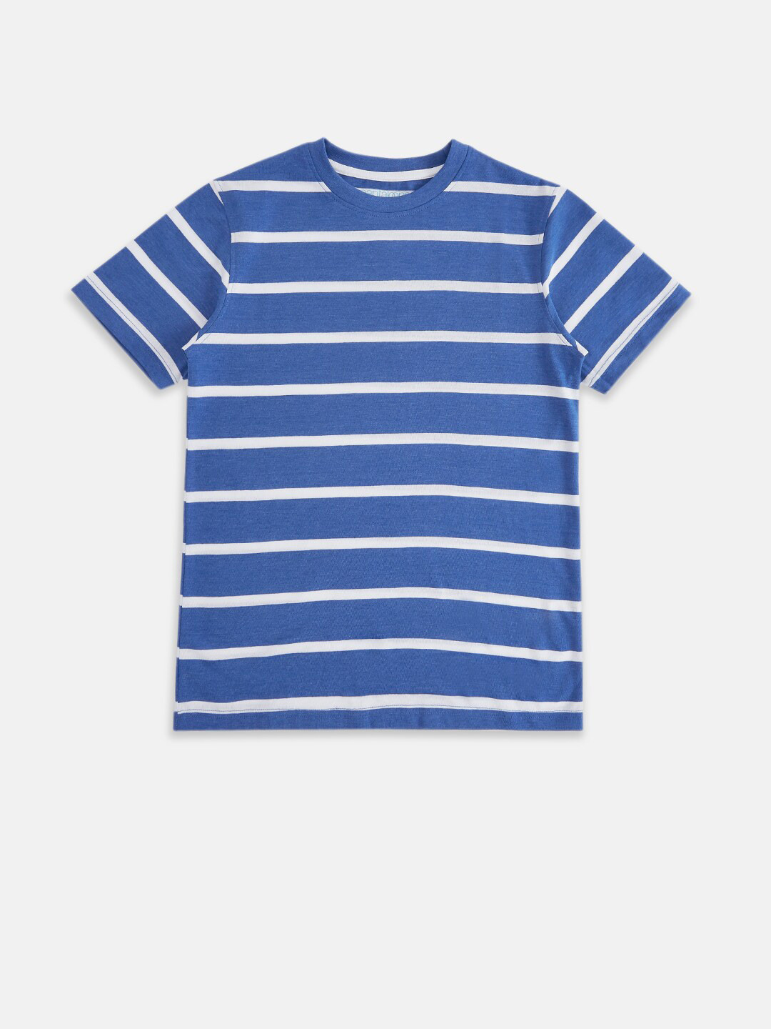 

Pantaloons Junior Boys Blue Striped T-shirt