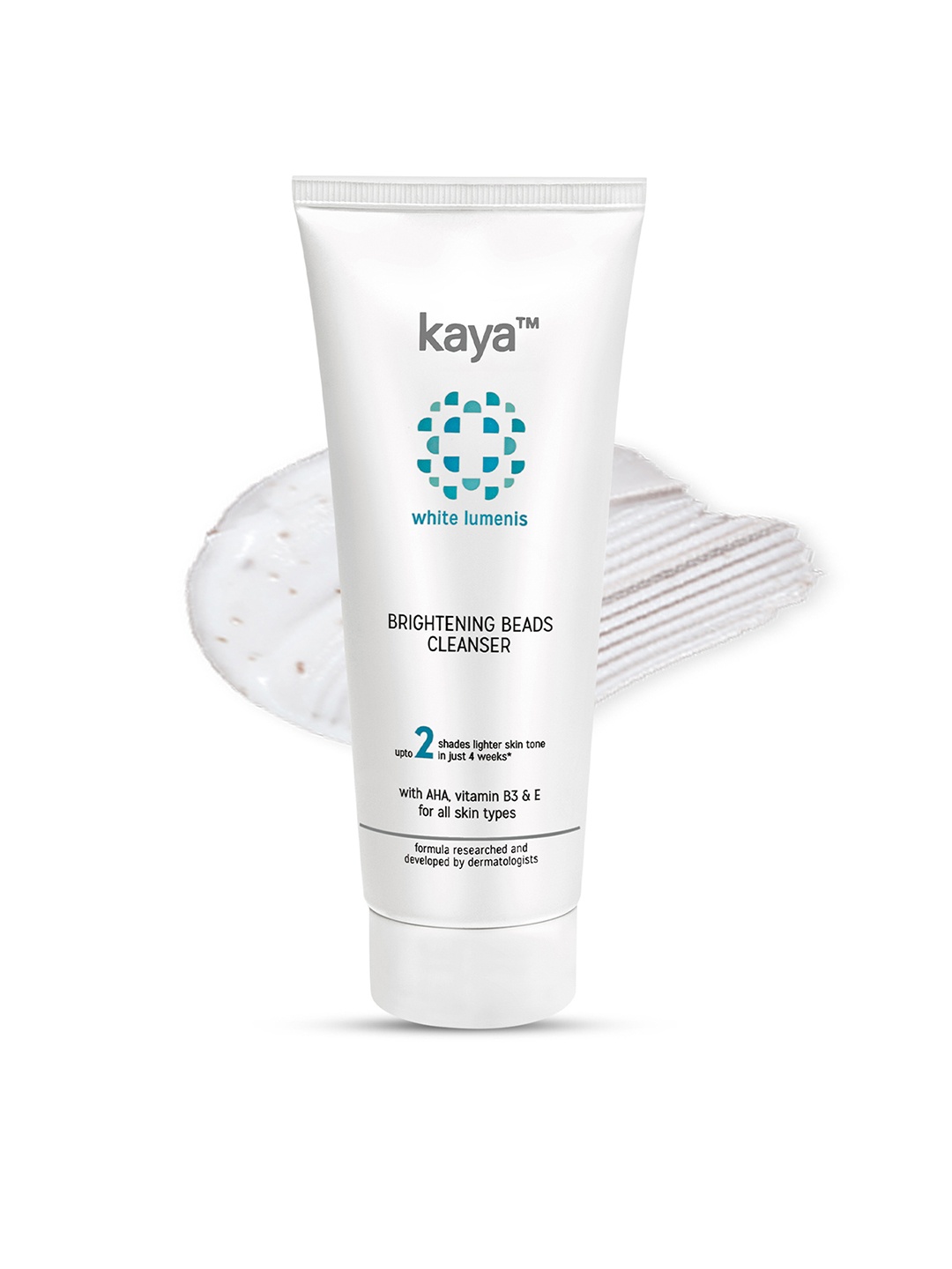 

Kaya Brightening Beads Cleanser - Gentle Exfoliation - All Skin Types 100ml, White