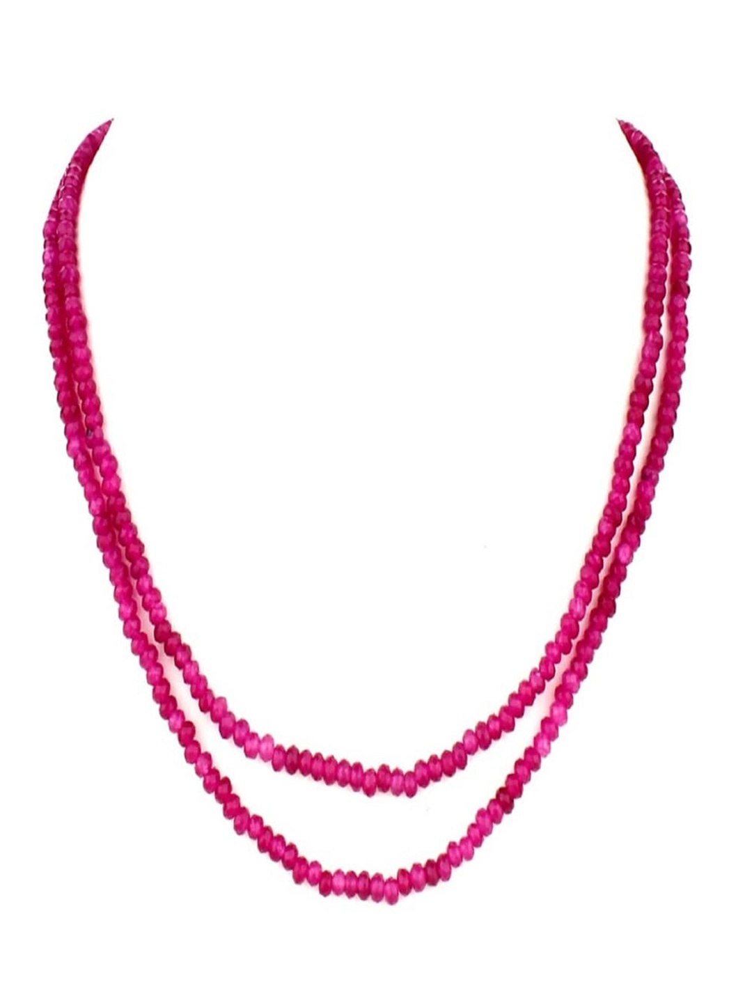 

Runjhun Gold-Toned & Purple Brass Gold-Plated Layered Necklace