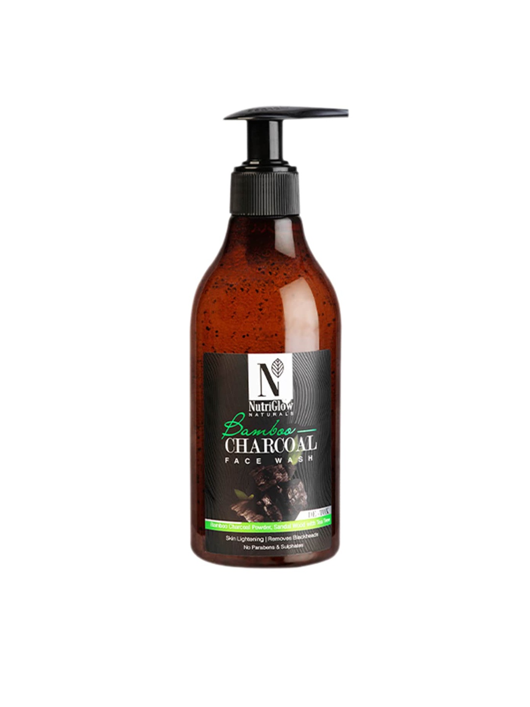 

NutriGlow Naturals Bamboo & Charcoal Skin Lightening Face Wash -150ml, Brown
