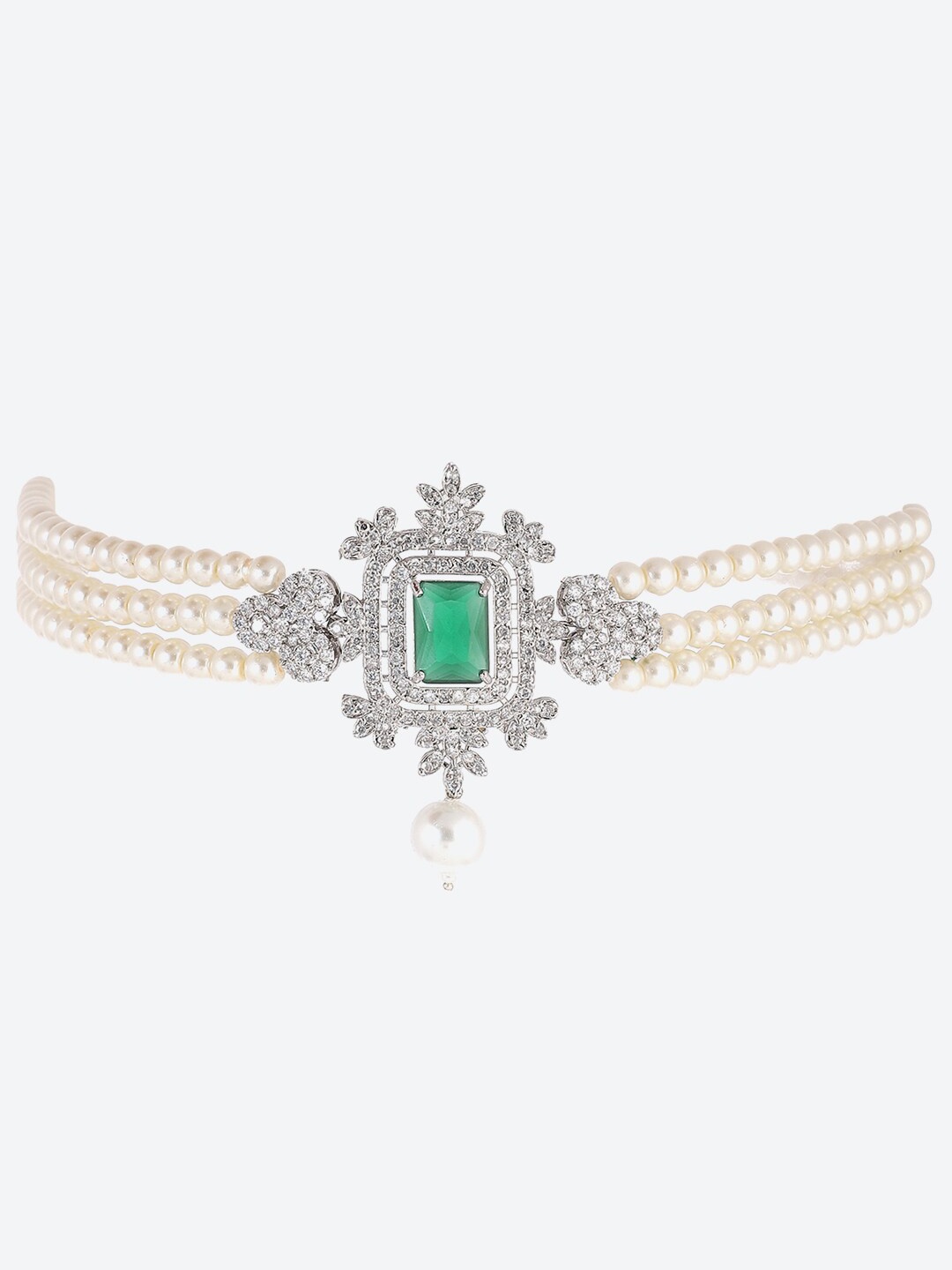 

Biba Women Green Beaded Jewellery Set