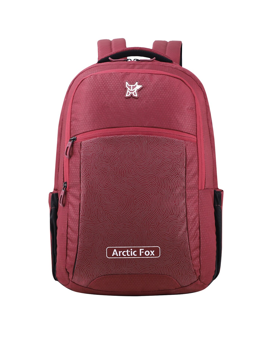 

Arctic Fox Unisex Maroon & Black Laptop Bag