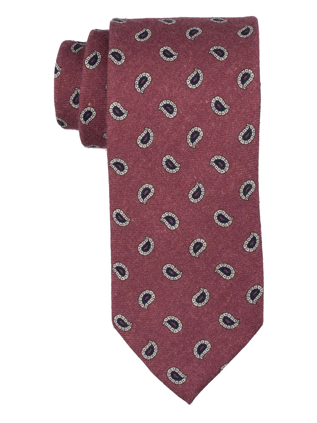 

The Tie Hub Men Pink & Blue Printed Broad Tie