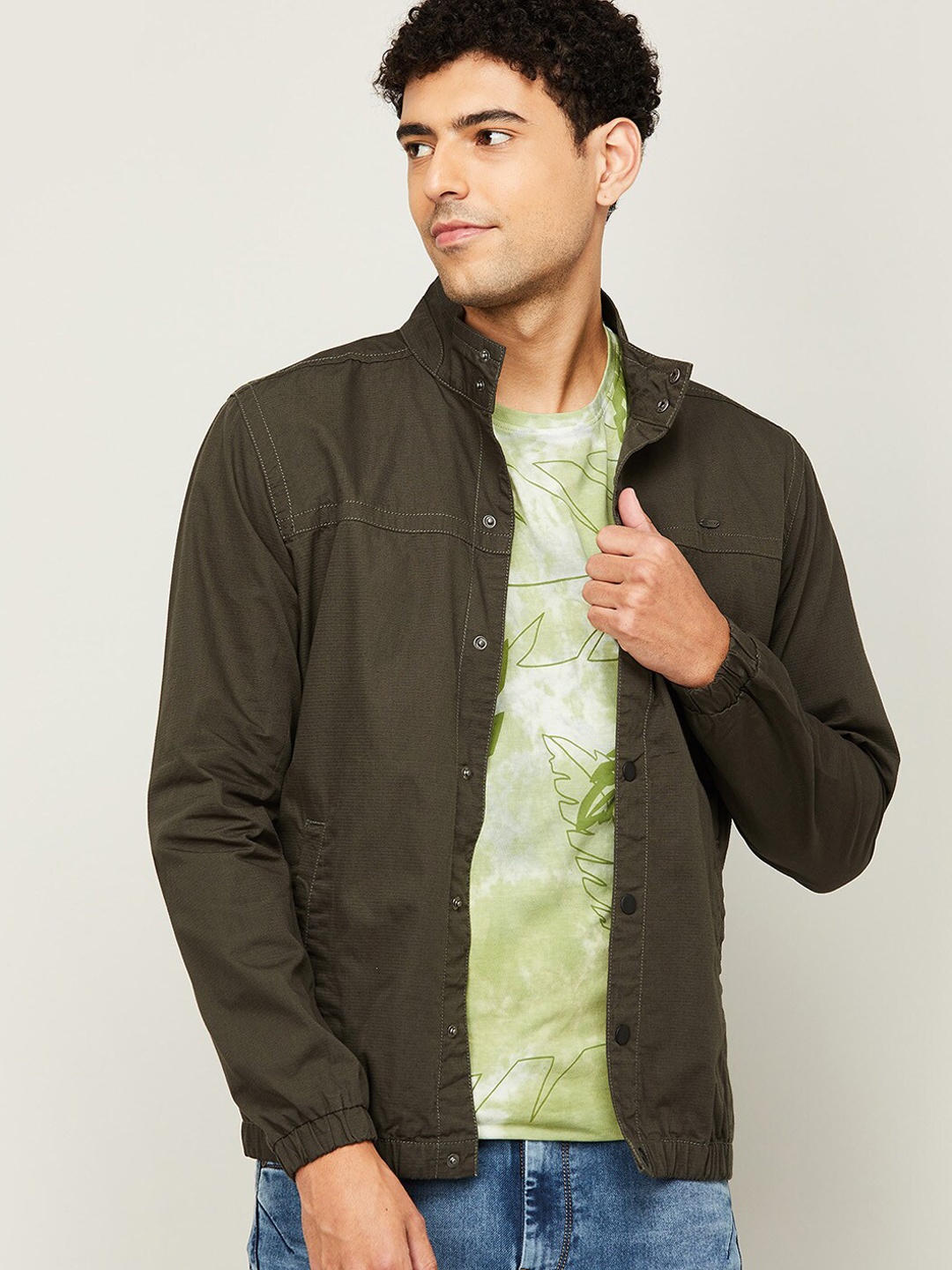 

CODE by Lifestyle Men Olive Green Tailored Jacket