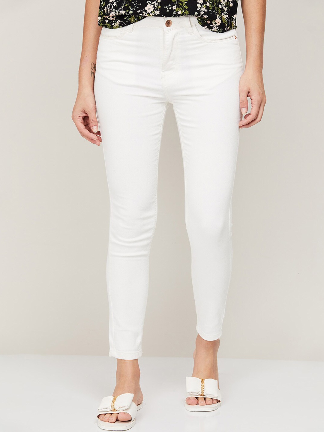 

Fame Forever by Lifestyle Women White Skinny Fit Jeans