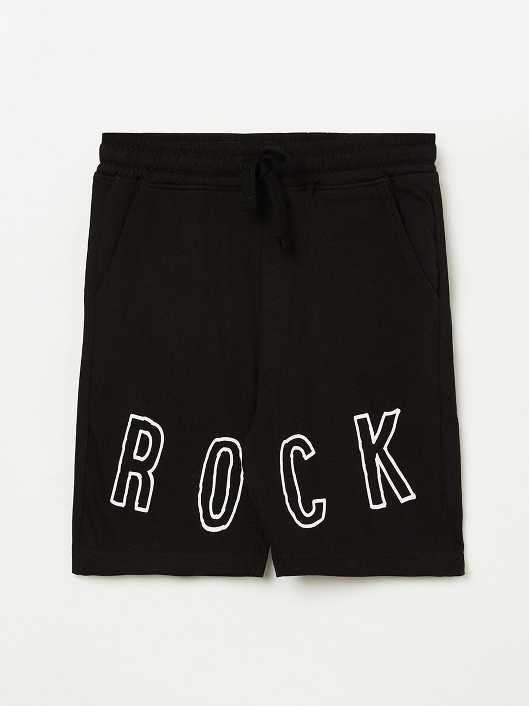 

Fame Forever by Lifestyle Boys Black Superhero Printed Shorts