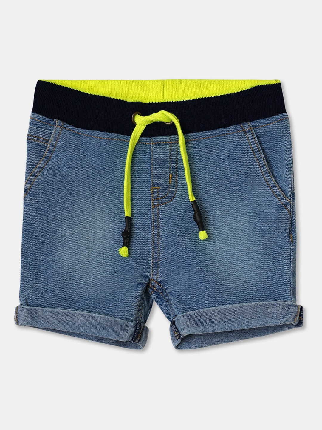 

R&B Boys Blue Washed Denim Shorts