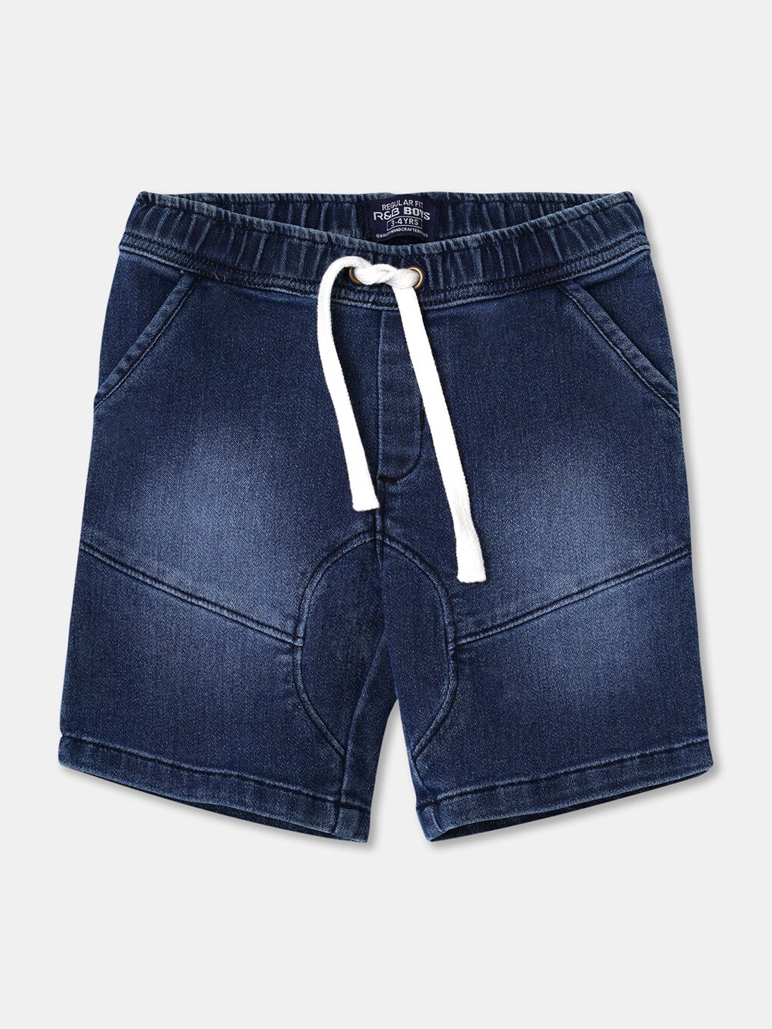 

R&B Boys Blue Washed Denim Shorts