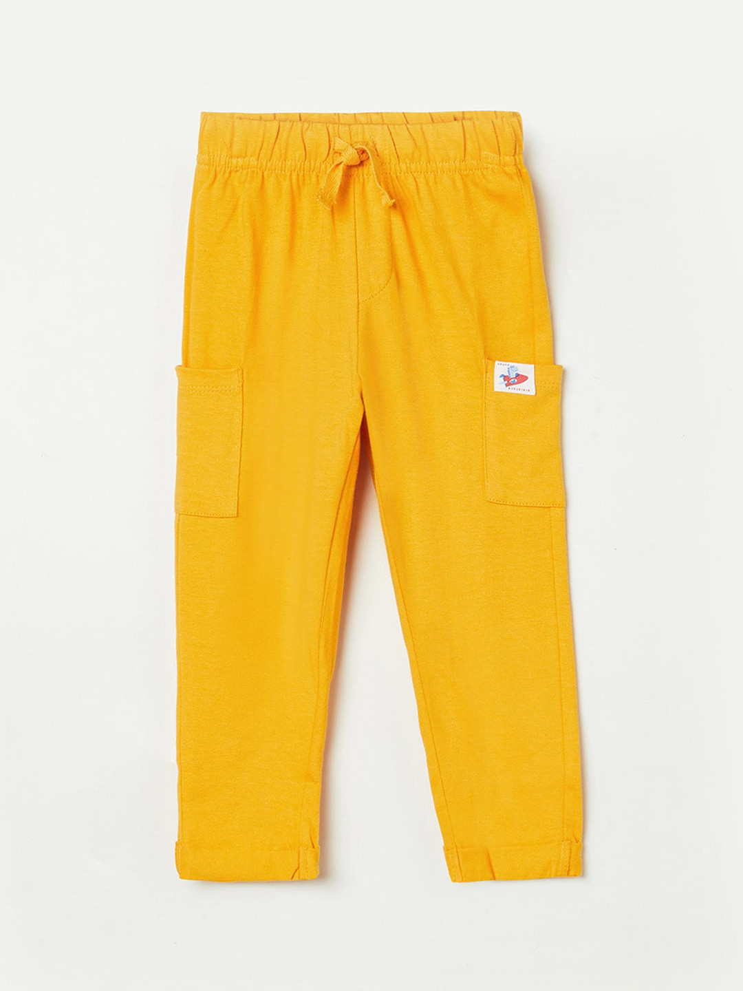 

Juniors by Lifestyle Boys Orange Solid Cotton Track Pants