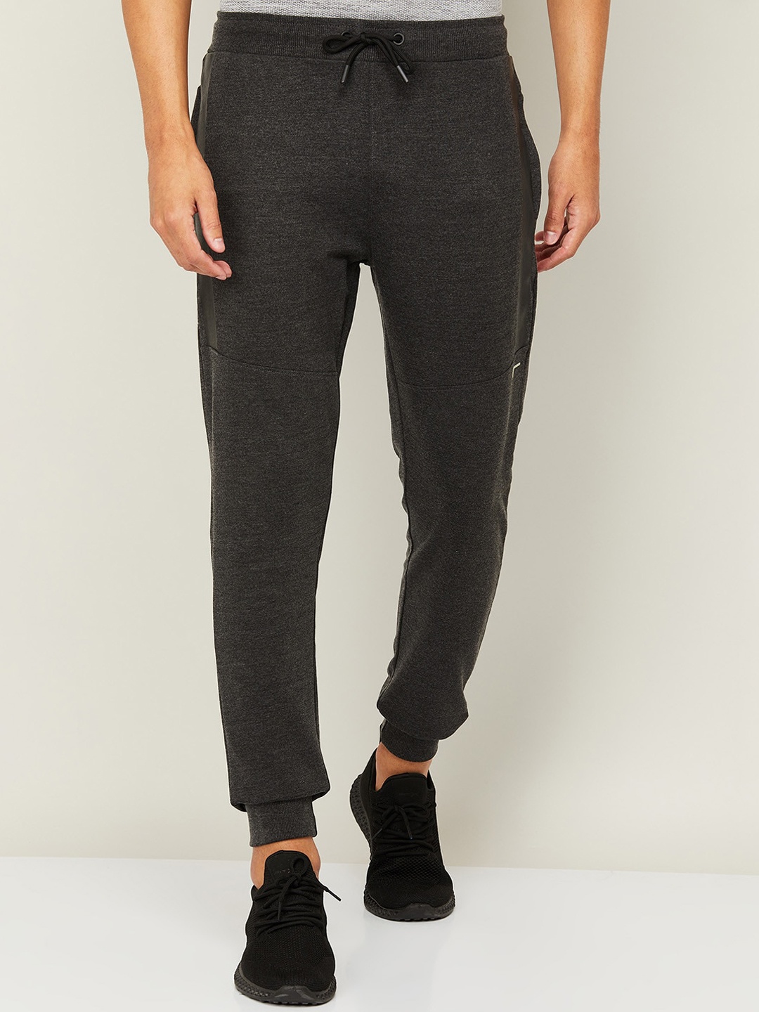 

Fame Forever by Lifestyle Men Grey Solid Cotton Joggers