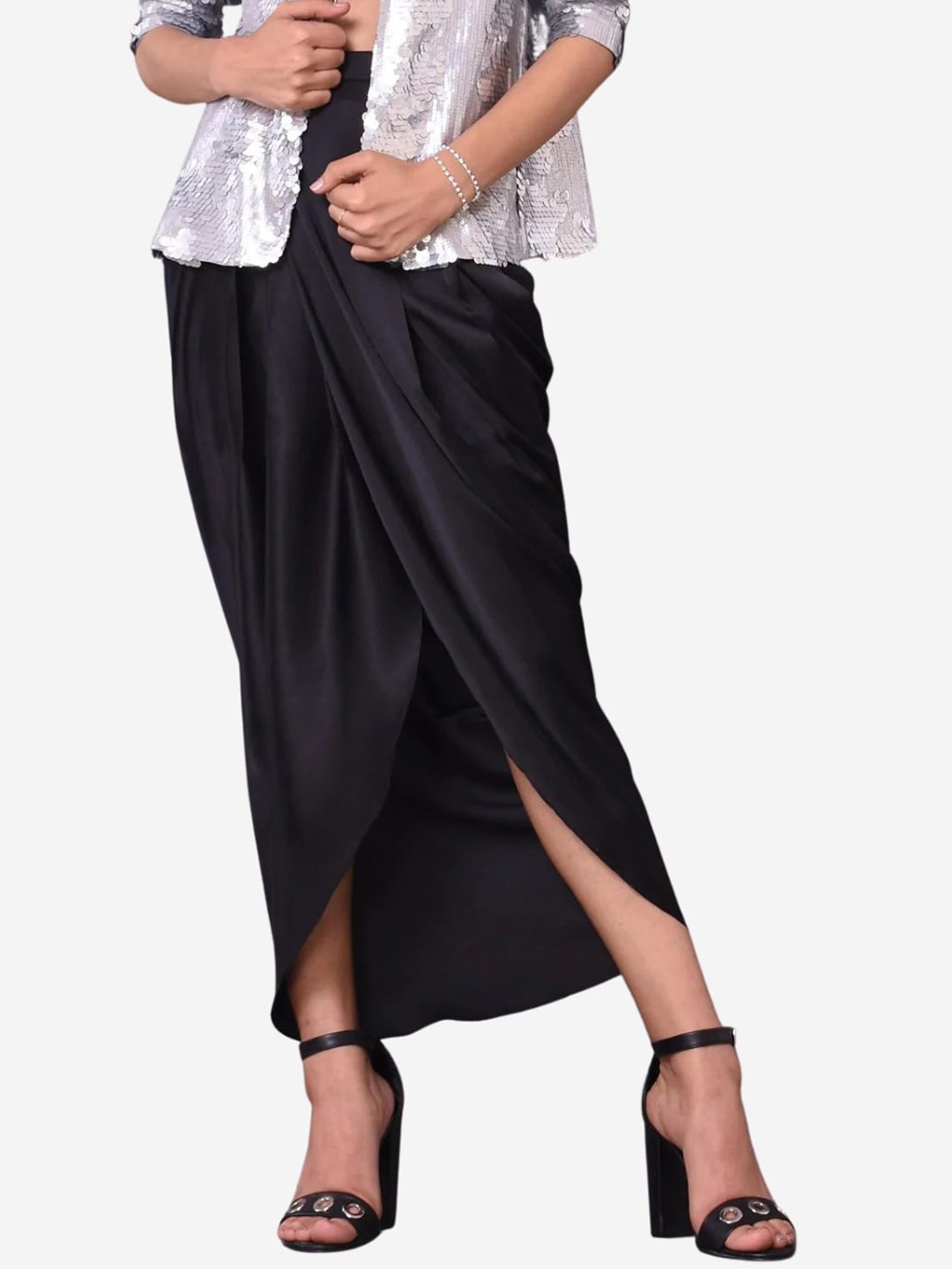 

Alaya By Stage3 Women Black Solid Dhoti Pant