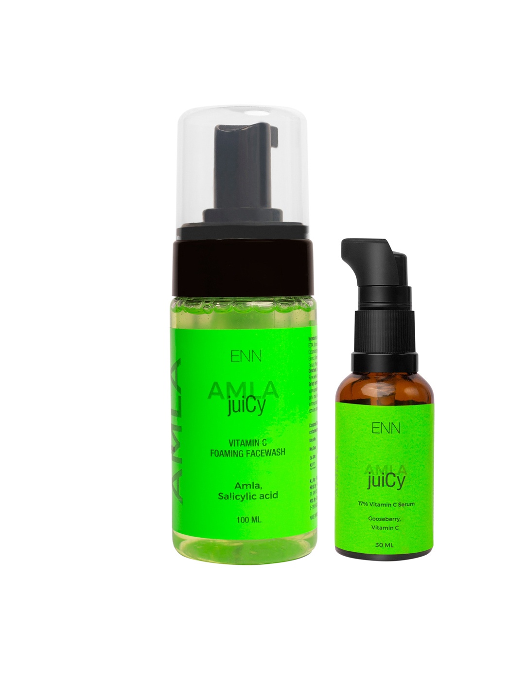 

ENN Juicy Face Wash and 17 %Vitamin C Serum Kit - 130ml, Multi