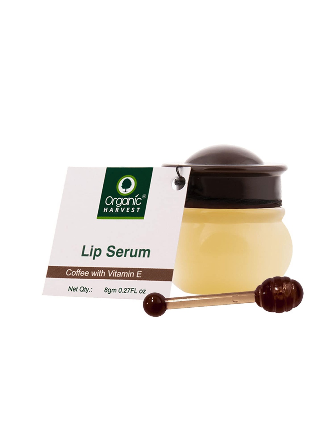 

Organic Harvest Coffee Lip Serum with Vitamin E To Brighten Dark Lips - 8 g, Cream