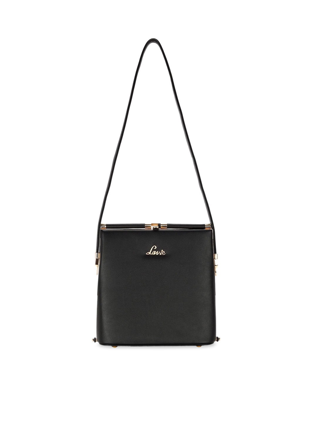 

Lavie Black Structured Sling Bag