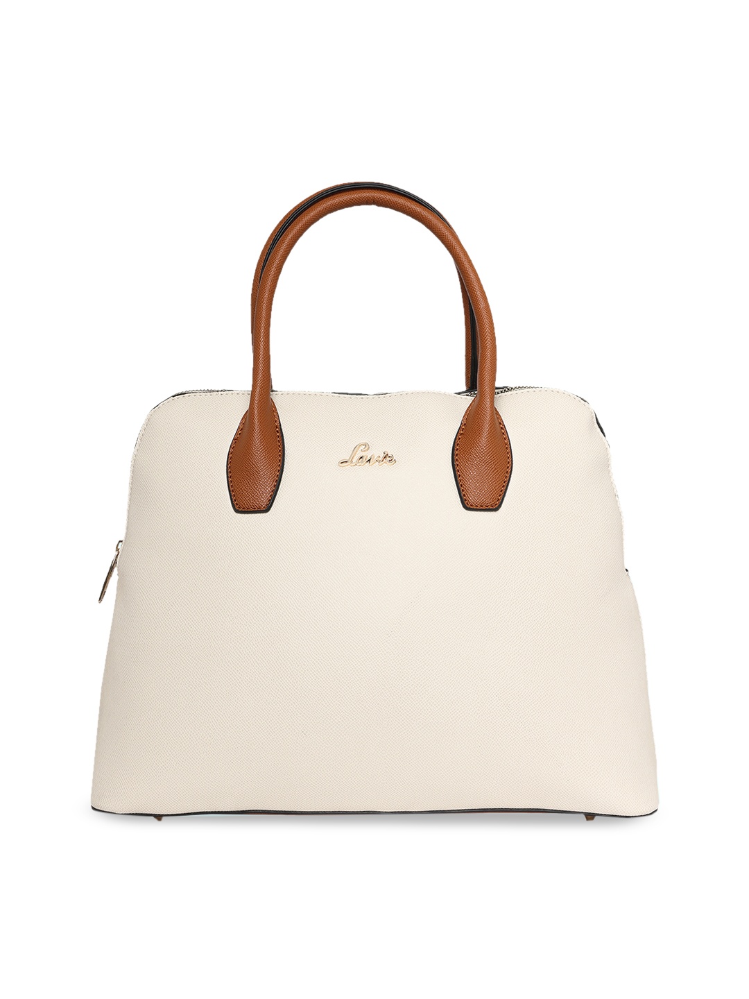 

Lavie Women Hilite Mimi White Structured Dome Satchel Bag