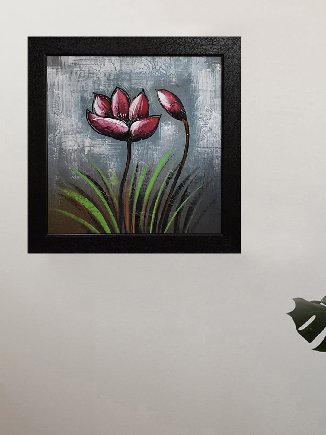 

Gallery99 Pink Green & Grey Printed Framed Wall Art