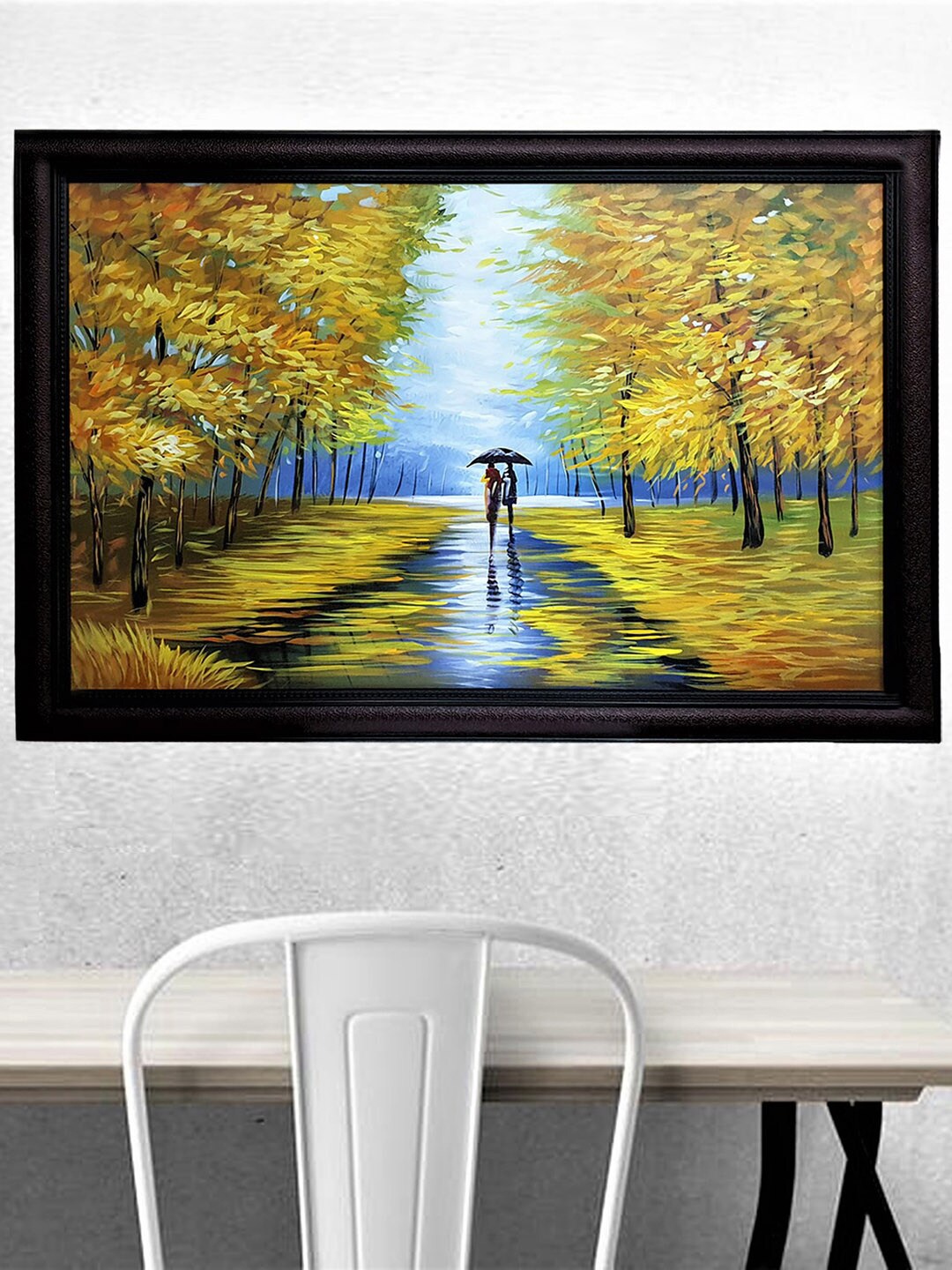 

Gallery99 Yellow Landscape Canvas Painting Frame Wall Art