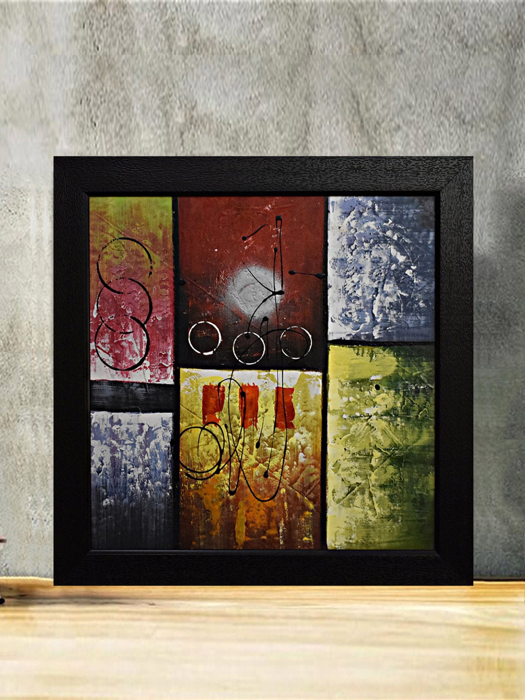 

Gallery99 Brown Abstract Pair Handmade Oil Painting Wall Art, Multi