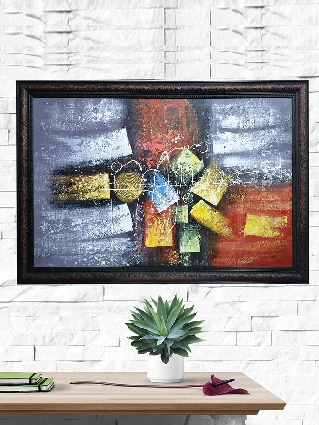 

Gallery99 Multicoloured Abstract Painting Wall Art, Multi